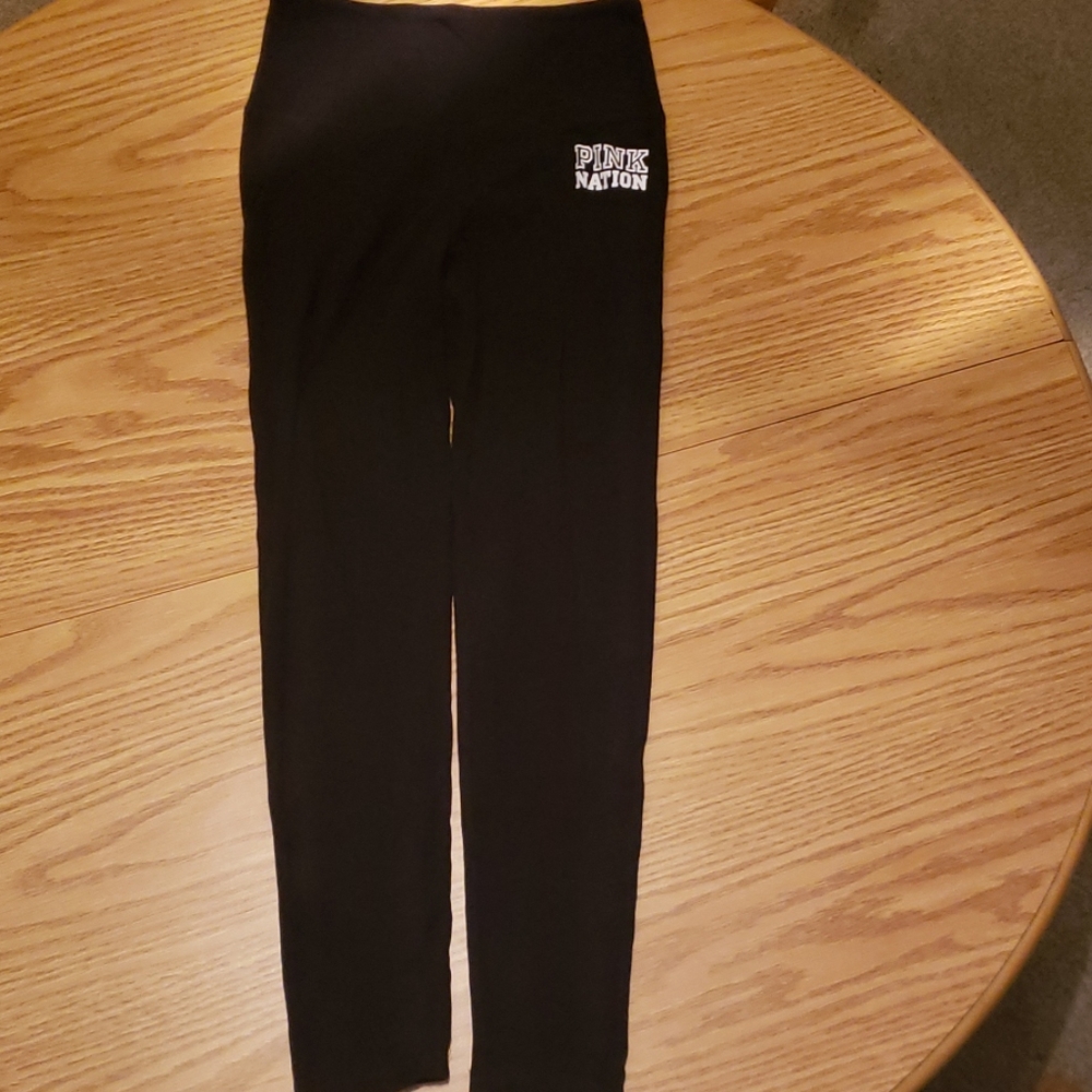 Black High Waisted Leggings from PINK